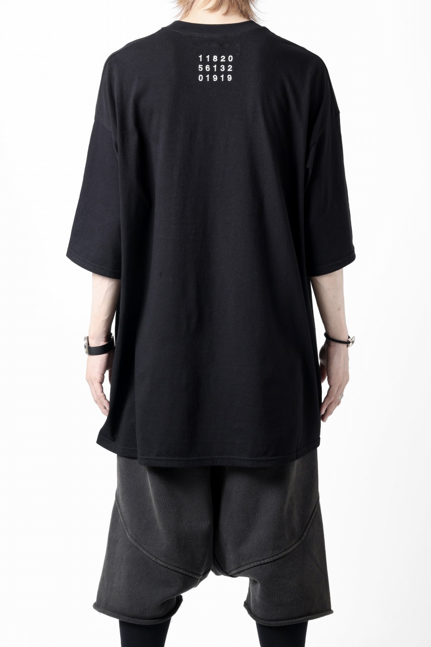 画像をギャラリービューアに読み込む, A.F ARTEFACT LOOSEY T-SHIRT / EMBROIDARY (BLACK)