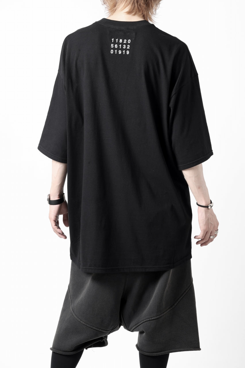 画像をギャラリービューアに読み込む, A.F ARTEFACT LOOSEY T-SHIRT / EMBROIDARY (BLACK)