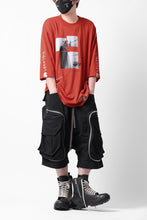 画像をギャラリービューアに読み込む, A.F ARTEFACT THICK-COLLAR BASIC L/S T-SHIRT / TYPE B PRINT (ORANGE)