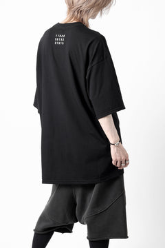 画像をギャラリービューアに読み込む, A.F ARTEFACT LOOSEY T-SHIRT / EMBROIDARY (BLACK)