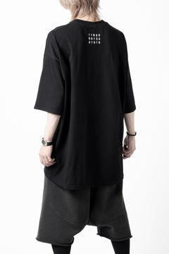 画像をギャラリービューアに読み込む, A.F ARTEFACT LOOSEY T-SHIRT / EMBROIDARY (BLACK)