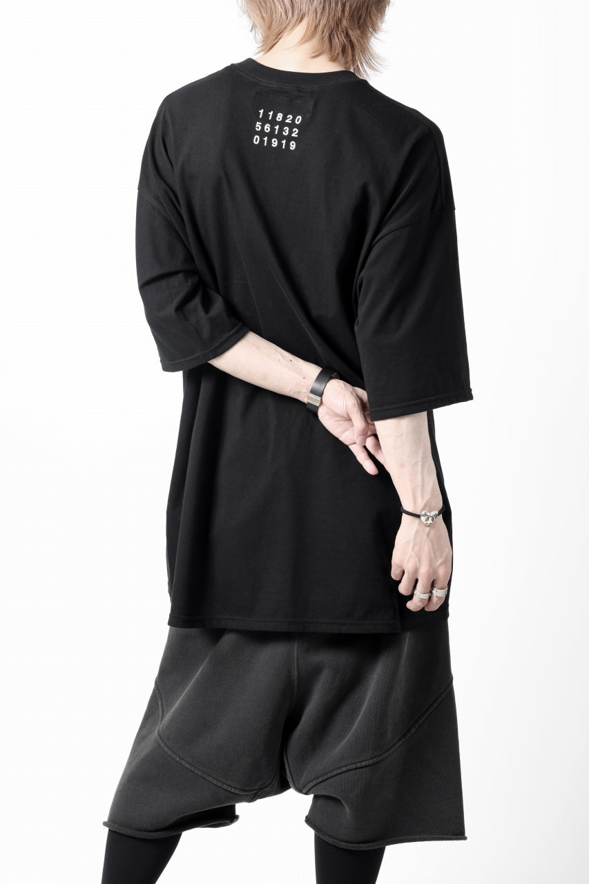 画像をギャラリービューアに読み込む, A.F ARTEFACT LOOSEY T-SHIRT / EMBROIDARY (BLACK)