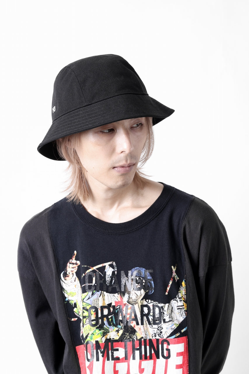 画像をギャラリービューアに読み込む, Y-3 Yohji Yamamoto ROUND BUCKET HAT (BLACK)