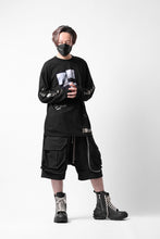 画像をギャラリービューアに読み込む, A.F ARTEFACT THICK-COLLAR BASIC L/S T-SHIRT / TYPE B PRINT (BLACK)