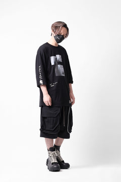画像をギャラリービューアに読み込む, A.F ARTEFACT THICK-COLLAR BASIC L/S T-SHIRT / TYPE B PRINT (BLACK)