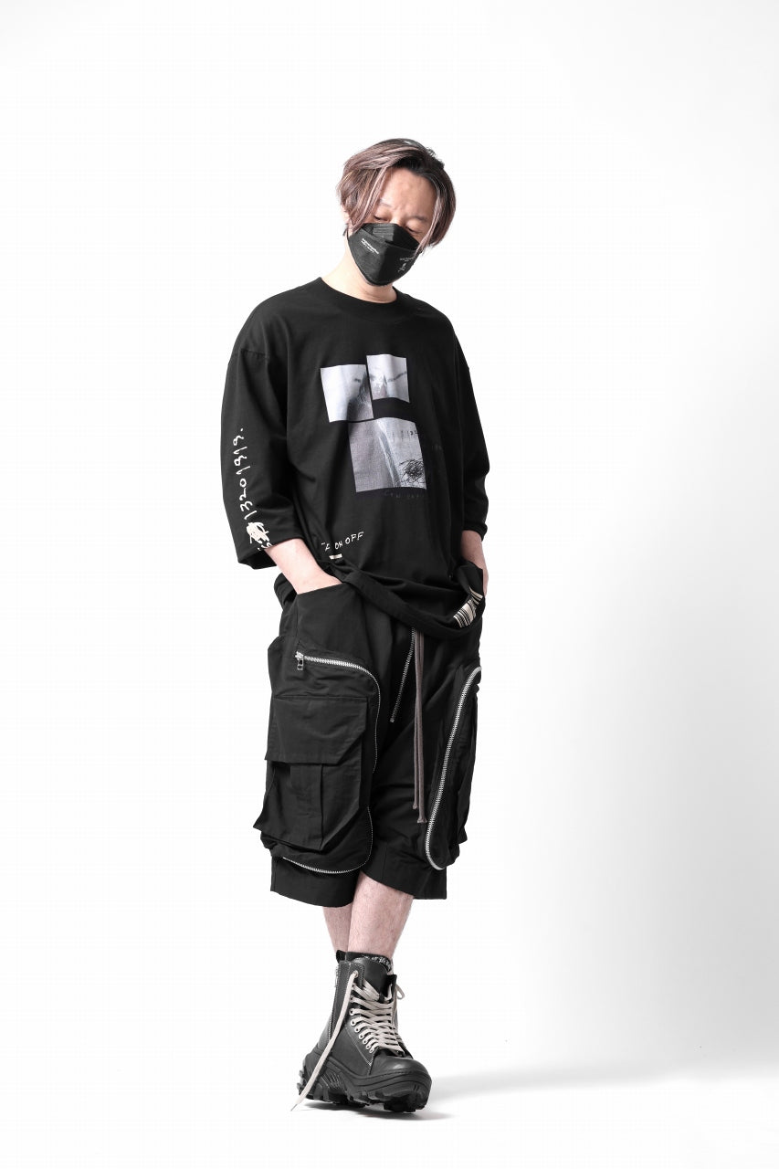 画像をギャラリービューアに読み込む, A.F ARTEFACT THICK-COLLAR BASIC L/S T-SHIRT / TYPE B PRINT (BLACK)