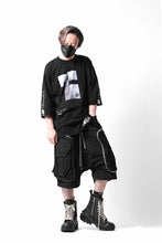 画像をギャラリービューアに読み込む, A.F ARTEFACT THICK-COLLAR BASIC L/S T-SHIRT / TYPE B PRINT (BLACK)