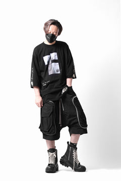 画像をギャラリービューアに読み込む, A.F ARTEFACT THICK-COLLAR BASIC L/S T-SHIRT / TYPE B PRINT (BLACK)