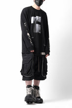 画像をギャラリービューアに読み込む, A.F ARTEFACT THICK-COLLAR BASIC L/S T-SHIRT / TYPE B PRINT (BLACK)