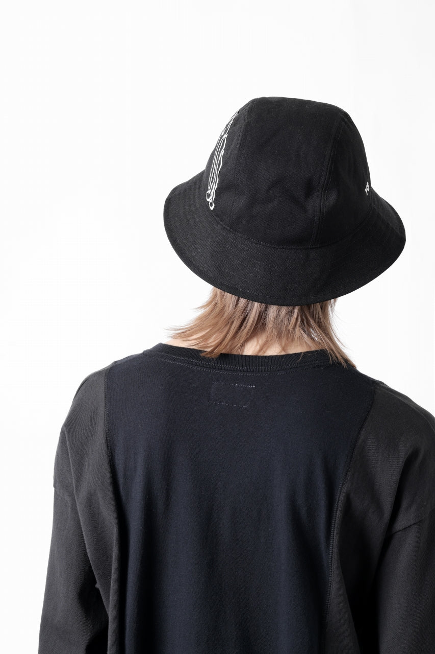 画像をギャラリービューアに読み込む, Y-3 Yohji Yamamoto ROUND BUCKET HAT (BLACK)