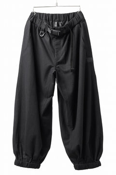 画像をギャラリービューアに読み込む, Y-3 Yohji Yamamoto WOOL FLANNEL WIDE CARGO PANTS (BLACK)
