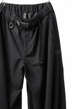 画像をギャラリービューアに読み込む, Y-3 Yohji Yamamoto WOOL FLANNEL WIDE CARGO PANTS (BLACK)