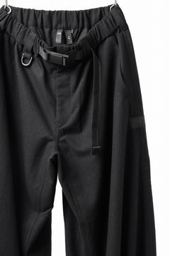 画像をギャラリービューアに読み込む, Y-3 Yohji Yamamoto WOOL FLANNEL WIDE CARGO PANTS (BLACK)