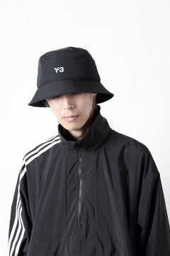 画像をギャラリービューアに読み込む, Y-3 Yohji Yamamoto THREE STRIPES BUCKET HAT (BLACK)