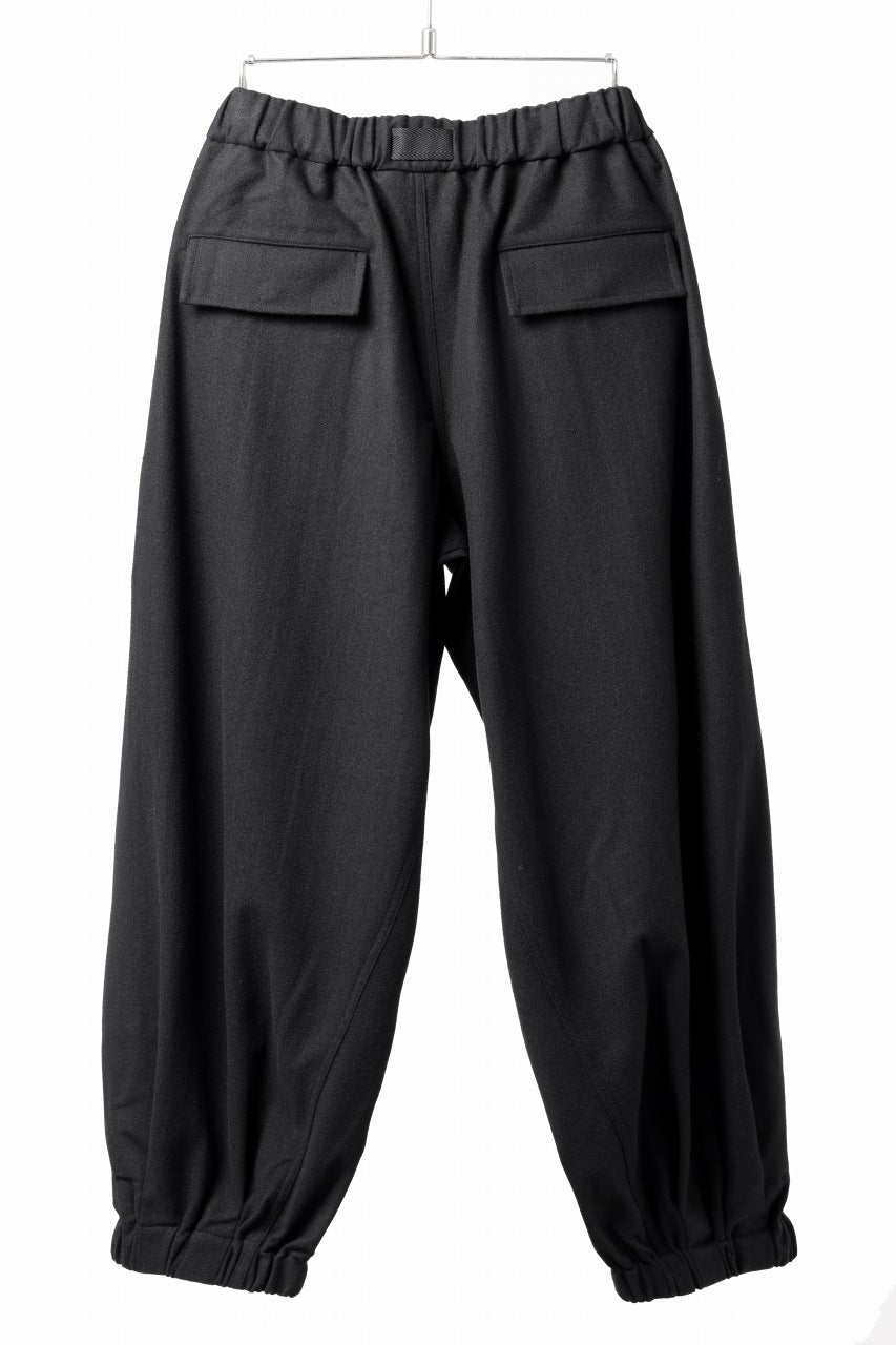 画像をギャラリービューアに読み込む, Y-3 Yohji Yamamoto WOOL FLANNEL WIDE CARGO PANTS (BLACK)