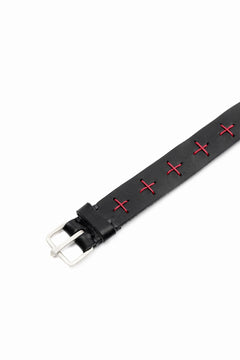 画像をギャラリービューアに読み込む, m.a+ cross stitched med wrist band / A-F8E1/GR 3,0 (BLACK)
