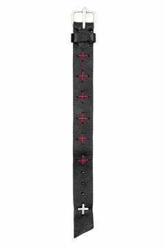 画像をギャラリービューアに読み込む, m.a+ cross stitched med wrist band / A-F8E1/GR 3,0 (BLACK)