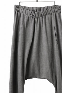 Load image into Gallery viewer, m.a+ elastic waist low crotch 2 pocket pants / P571/MJP1 (CARBON)