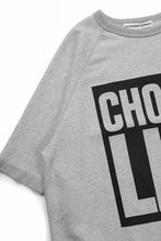画像をギャラリービューアに読み込む, KATHARINE HAMNETT HALF SLEEVED SWEAT SHIRT / CHOOSE LIFE (T.GREY)