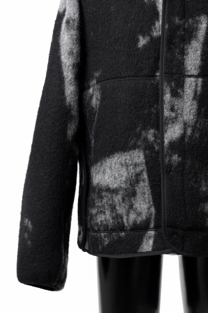 画像をギャラリービューアに読み込む, Y-3 Yohji Yamamoto FUZZY FLEECE HOODED JACKET (BLACK + MULTI)