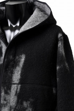 画像をギャラリービューアに読み込む, Y-3 Yohji Yamamoto FUZZY FLEECE HOODED JACKET (BLACK + MULTI)