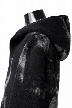 画像をギャラリービューアに読み込む, Y-3 Yohji Yamamoto FUZZY FLEECE HOODED JACKET (BLACK + MULTI)