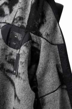 画像をギャラリービューアに読み込む, Y-3 Yohji Yamamoto FUZZY FLEECE HOODED JACKET (BLACK + MULTI)