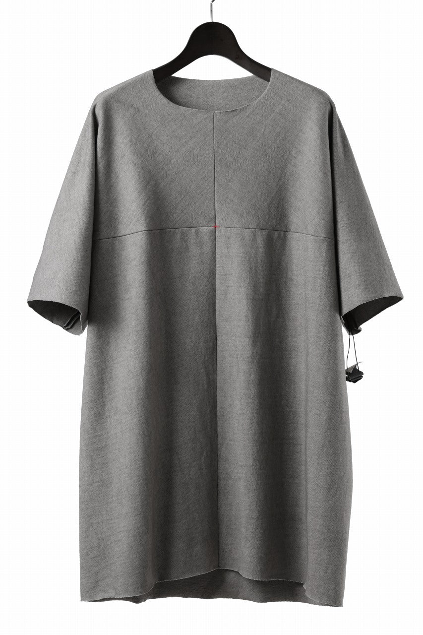 Load image into Gallery viewer, m.a+ one piece short sleeve t-shirt / T211C/MJP1 (LIGHT CARBON)