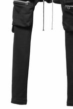 画像をギャラリービューアに読み込む, A.F ARTEFACT FLAP ZIP SARROUEL SKINNY PANTS (BLACK)