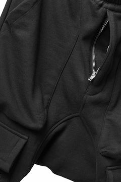 画像をギャラリービューアに読み込む, A.F ARTEFACT FLAP ZIP SARROUEL SKINNY PANTS (BLACK)