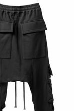 画像をギャラリービューアに読み込む, A.F ARTEFACT FLAP ZIP SARROUEL SKINNY PANTS (BLACK)