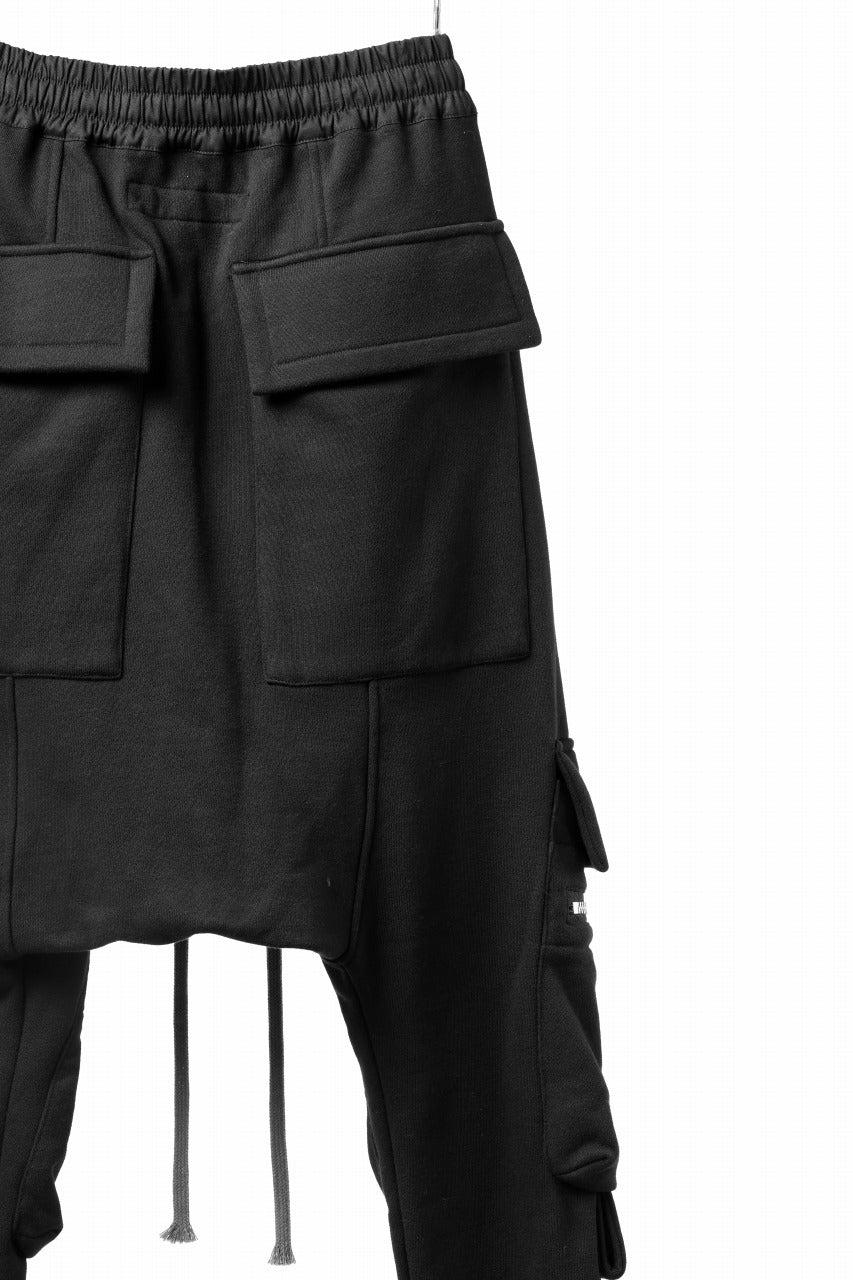 画像をギャラリービューアに読み込む, A.F ARTEFACT FLAP ZIP SARROUEL SKINNY PANTS (BLACK)