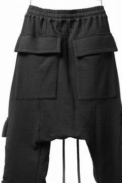 画像をギャラリービューアに読み込む, A.F ARTEFACT FLAP ZIP SARROUEL SKINNY PANTS (BLACK)