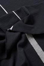 画像をギャラリービューアに読み込む, thom/krom SLEEVELESS T SHIRT / FLAME DOUBLE-FACE JERSEY (BLACK)