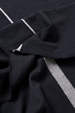 画像をギャラリービューアに読み込む, thom/krom SLEEVELESS T SHIRT / FLAME DOUBLE-FACE JERSEY (BLACK)