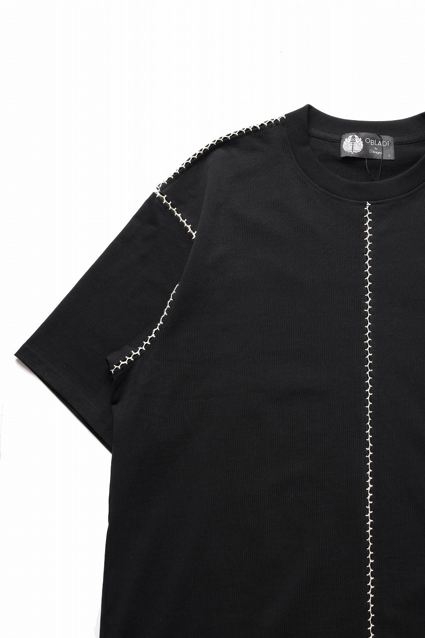 画像をギャラリービューアに読み込む, OBLADI JINBEI T SHIRT (BLACK)