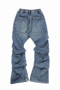画像をギャラリービューアに読み込む, A.F ARTEFACT TUCK SLIM BAGGY PANTS / FADED DENIM (BLUE)