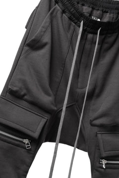 画像をギャラリービューアに読み込む, A.F ARTEFACT FLAP ZIP SARROUEL SKINNY PANTS (DARK GREY)