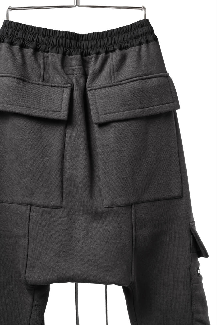 画像をギャラリービューアに読み込む, A.F ARTEFACT FLAP ZIP SARROUEL SKINNY PANTS (DARK GREY)