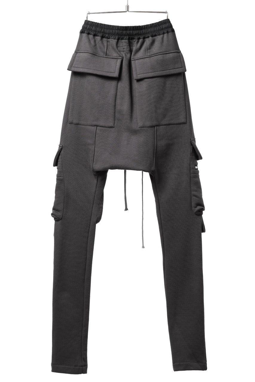 画像をギャラリービューアに読み込む, A.F ARTEFACT FLAP ZIP SARROUEL SKINNY PANTS (DARK GREY)