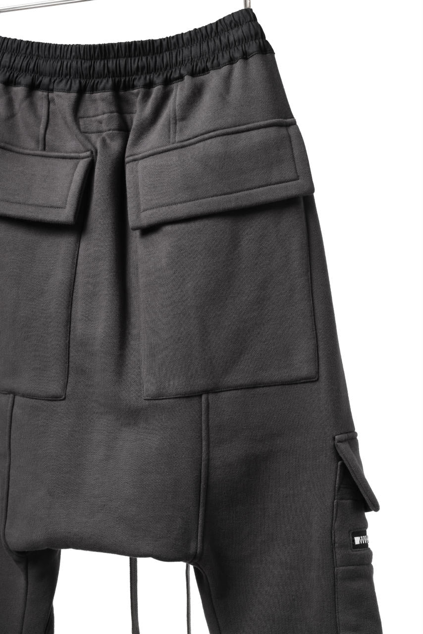 画像をギャラリービューアに読み込む, A.F ARTEFACT FLAP ZIP SARROUEL SKINNY PANTS (DARK GREY)