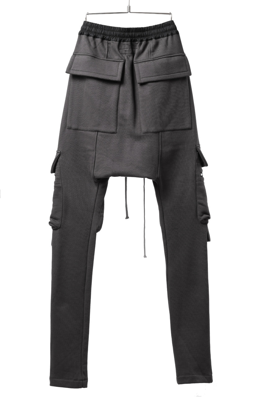 画像をギャラリービューアに読み込む, A.F ARTEFACT FLAP ZIP SARROUEL SKINNY PANTS (DARK GREY)