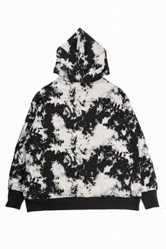 Load image into Gallery viewer, A.F ARTEFACT CARGO HOODED TOPS / MOTTLED DYING (BLACK x IVORY)