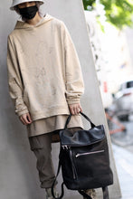 Load image into Gallery viewer, A.F ARTEFACT x Portaille LEATHER BACK PACK / WAXED HORSE LEAHER (BLACK)