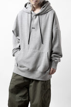 画像をギャラリービューアに読み込む, A.F ARTEFACT BOMBERHEAT® BACK LOGO HOODIE (LIGHT GREY)