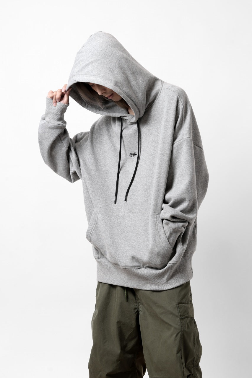 画像をギャラリービューアに読み込む, A.F ARTEFACT BOMBERHEAT® BACK LOGO HOODIE (LIGHT GREY)