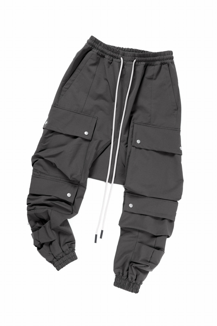 画像をギャラリービューアに読み込む, A.F ARTEFACT MILITARY SARROUEL PANTS / TECH-SMOOTH (GREY)