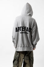 画像をギャラリービューアに読み込む, A.F ARTEFACT BOMBERHEAT® BACK LOGO HOODIE (LIGHT GREY)