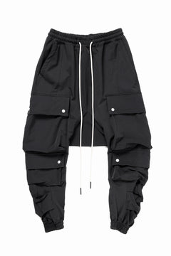 画像をギャラリービューアに読み込む, A.F ARTEFACT MILITARY SARROUEL PANTS / TECH-SMOOTH (BLACK)