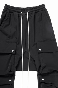 画像をギャラリービューアに読み込む, A.F ARTEFACT MILITARY SARROUEL PANTS / TECH-SMOOTH (BLACK)